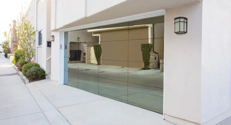 Frameless Glass Garage Door Installation