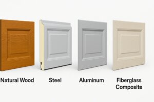 Garage door panel materials comparison - prevent panel warping with right material choice