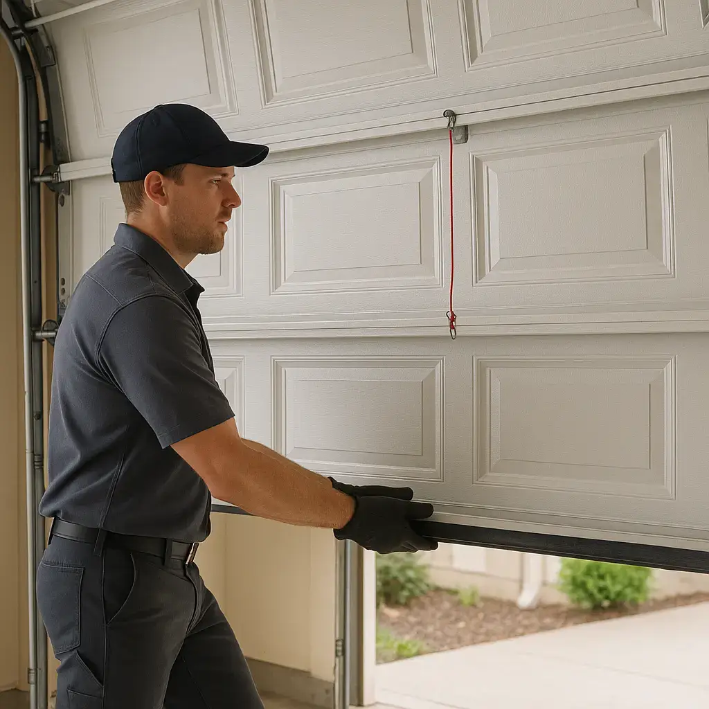 Proper lubrication helps prevent garage door spring fatigue and extends spring lifespan
