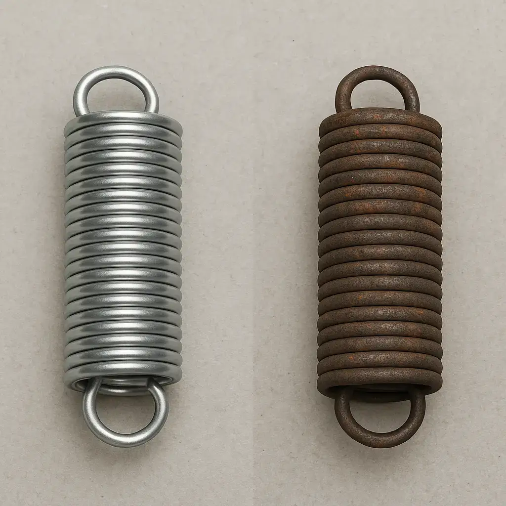 Proper lubrication helps prevent garage door spring fatigue and extends spring lifespan