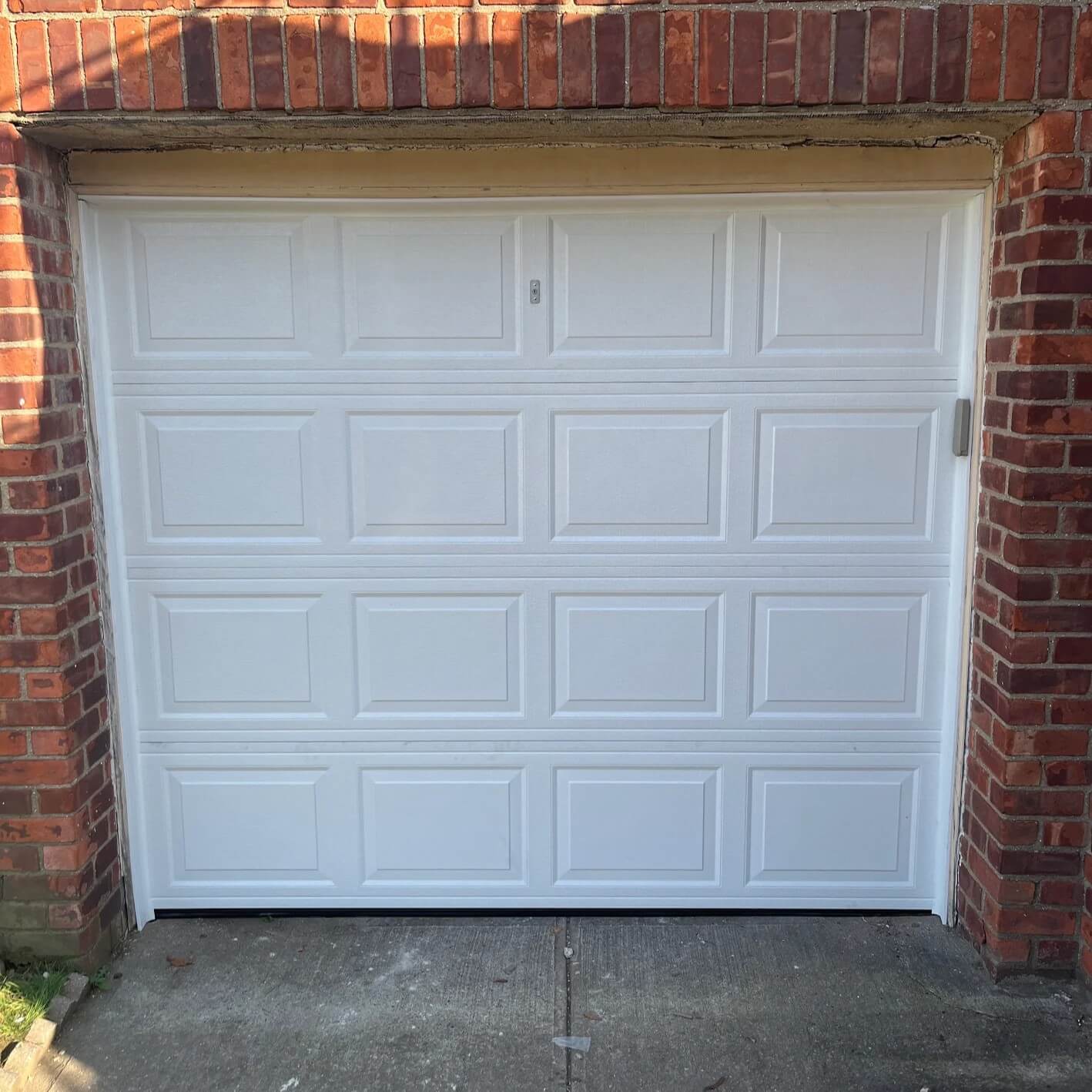 New insulated sectional garage door installation in Queens, NY