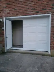walk through garage door