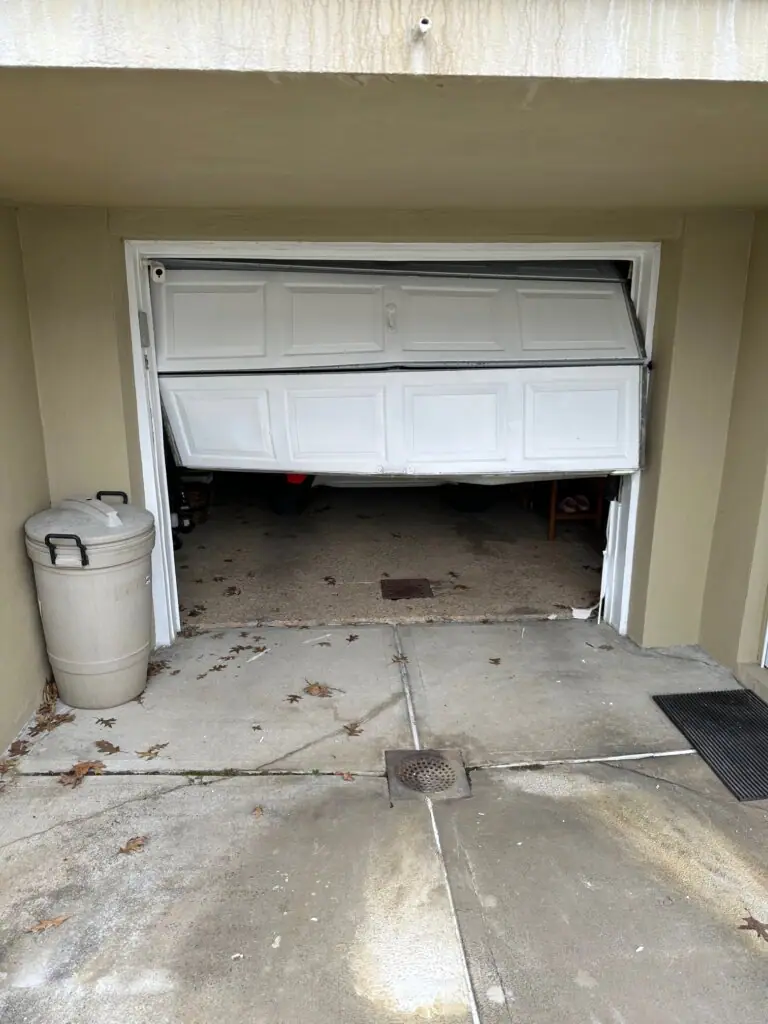 Garage Door Off the Track