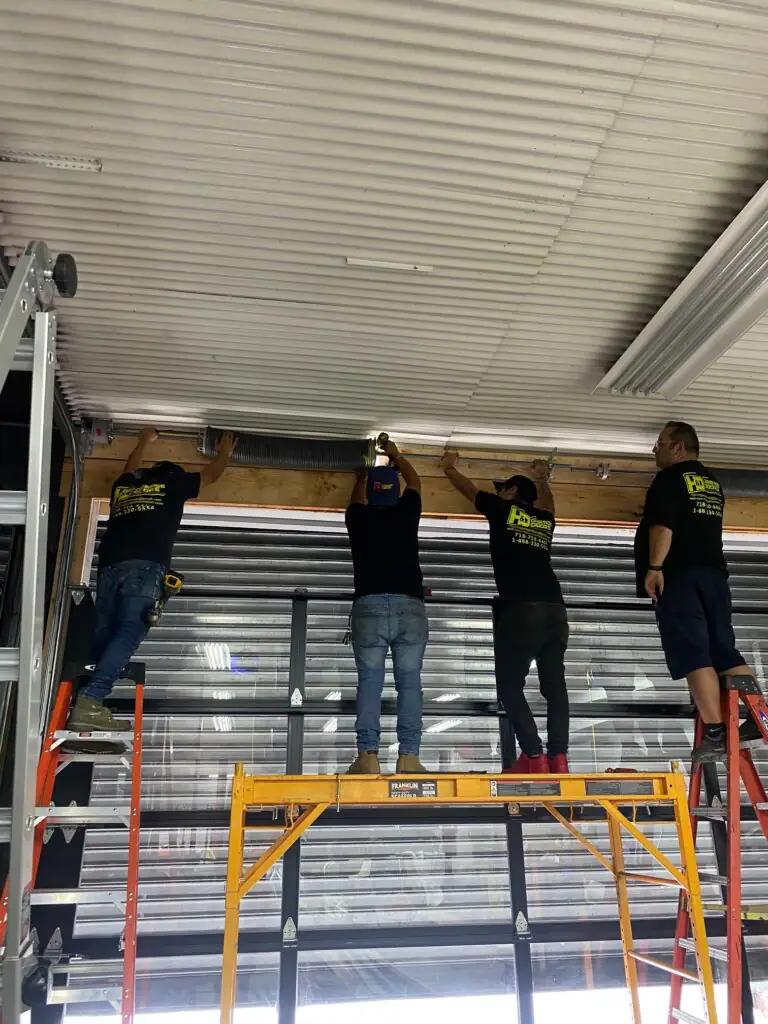 garage door torsion spring replacement